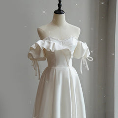 Satin Light Wedding Dress Bride French Super Fairy - kinko