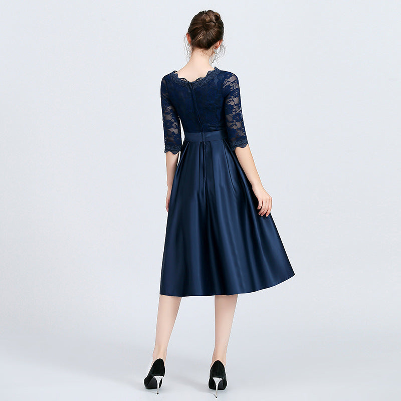 Versatile Casual Mid Length Evening Dress For Women - kinko
