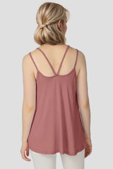 Basic Bae Bamboo Scoop Neck Double Spaghetti Straps Cami - kinko