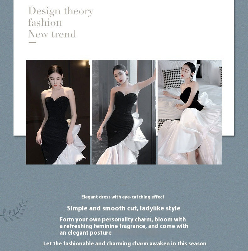 Tube Top Evening Gown - kinko