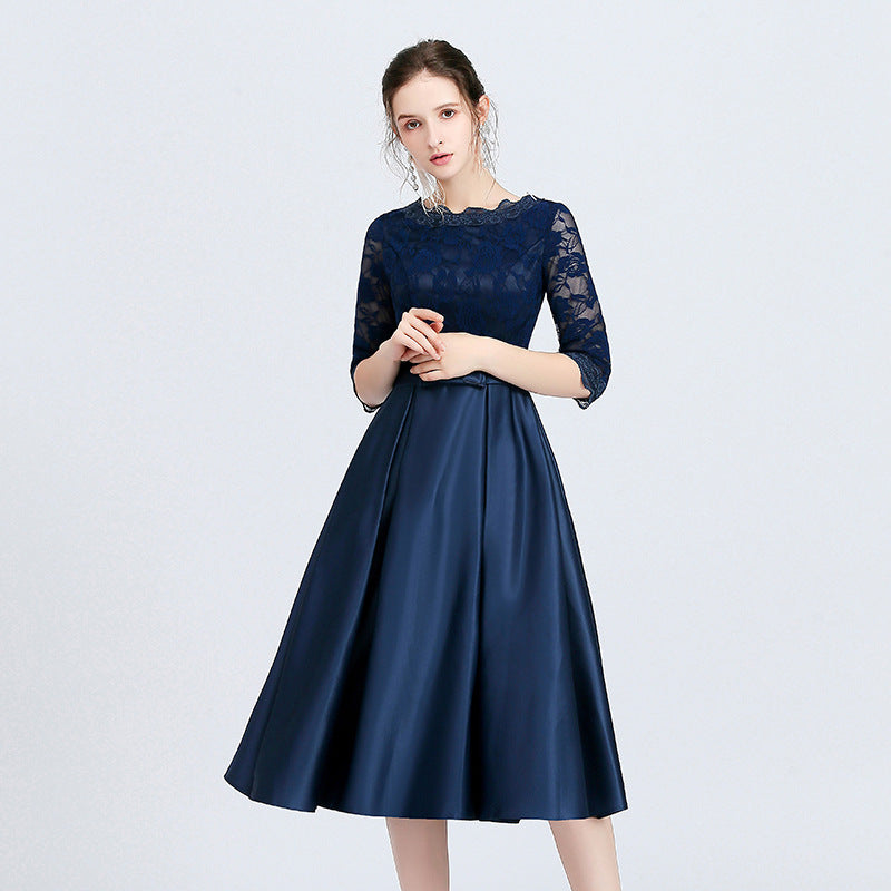 Versatile Casual Mid Length Evening Dress For Women - kinko