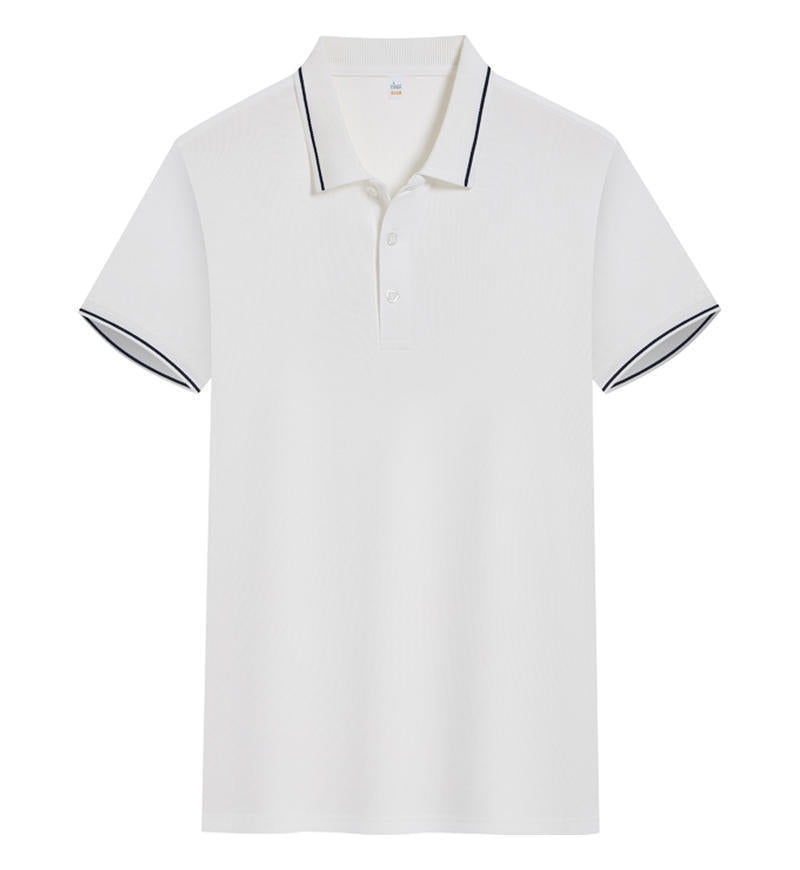 Polo Shirt Short Sleeve Lapel Printing Overalls - kinko