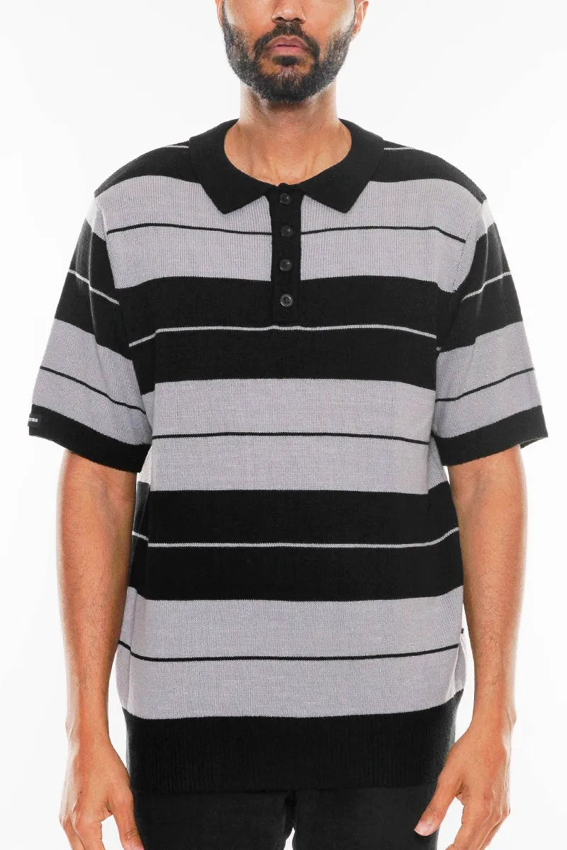 WEIV Men's Full Size Charlie Brown Shirt Short Sleeve Polo Plus Size - kinko