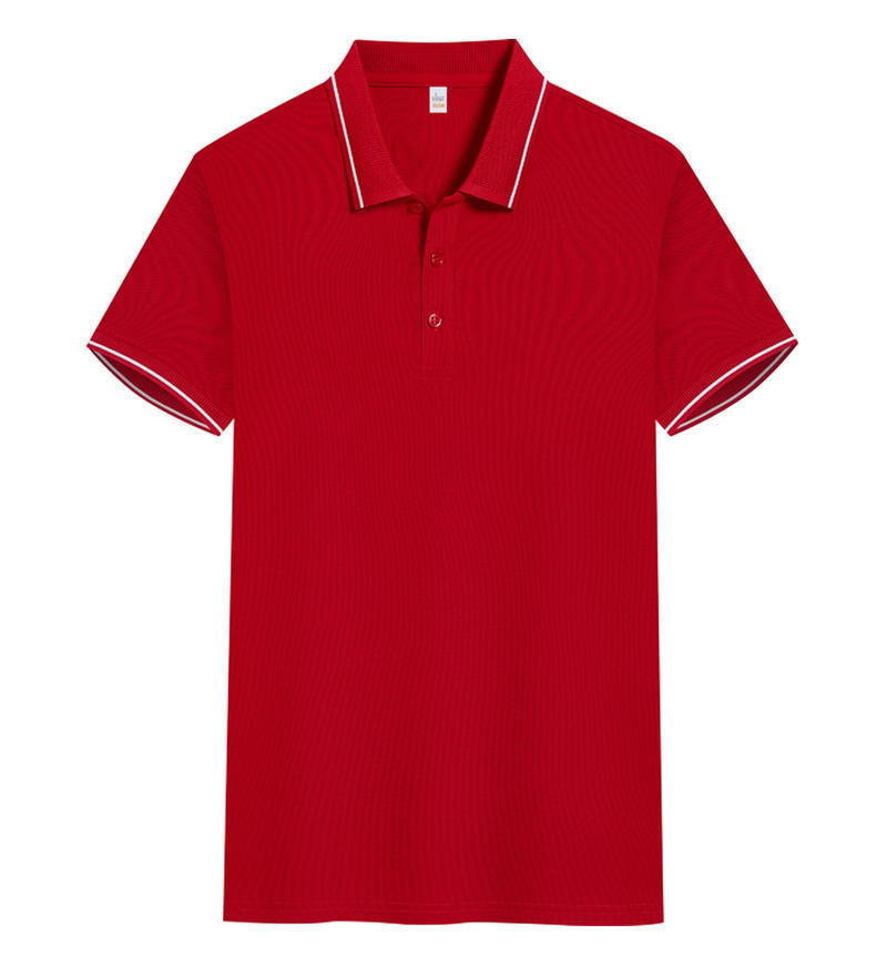 Polo Shirt Short Sleeve Lapel Printing Overalls - kinko