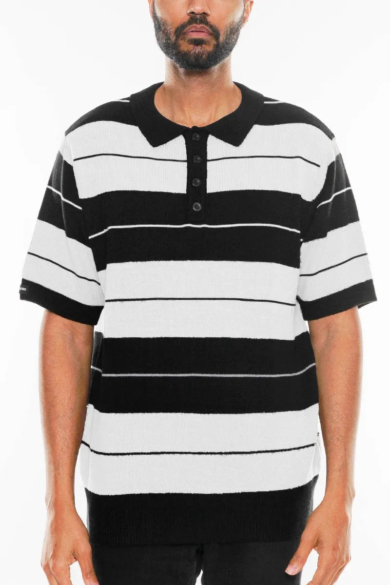 WEIV Men's Full Size Charlie Brown Shirt Short Sleeve Polo Plus Size - kinko
