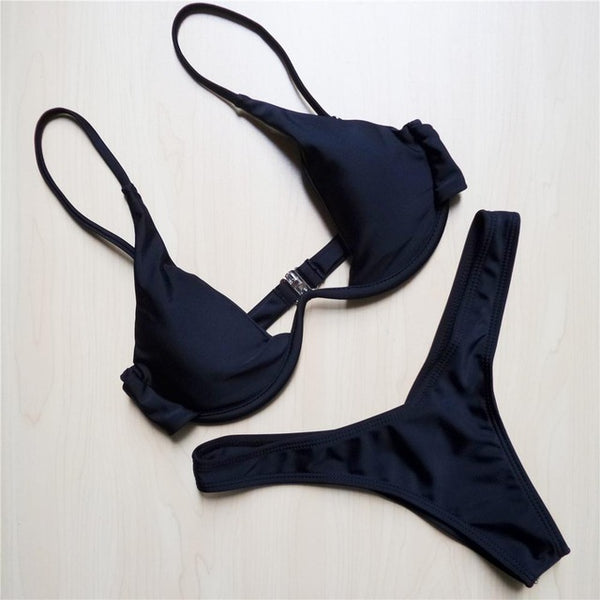 Sexy Damen Bikini Strandmode Push-up Bademode