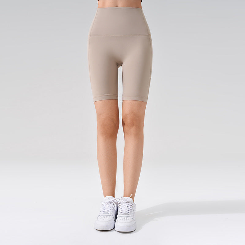 High Waist Hip Lift Women's Quick-drying Breathable Yoga Pants With Pockets In Summer - kinko