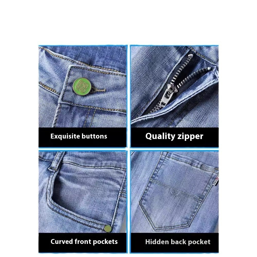 Thin Stretch Business Casual All-match Trousers - kinko