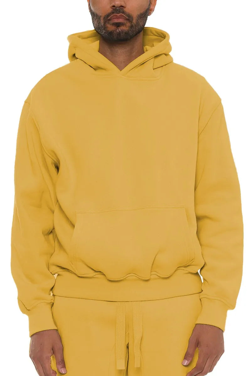 WEIV Men's Full Size Premium Cotton Blend Hoodie Plus Size - kinko