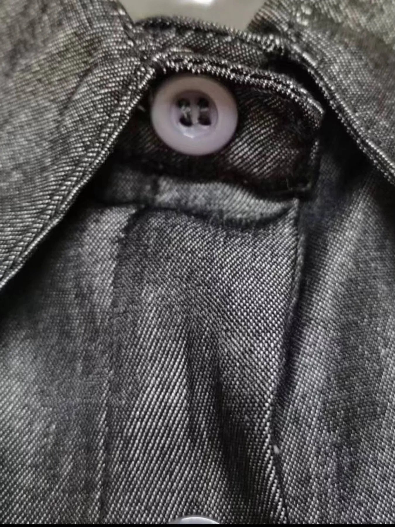 Full Size Button-Down Maxi Denim Dress Plus Size - kinko