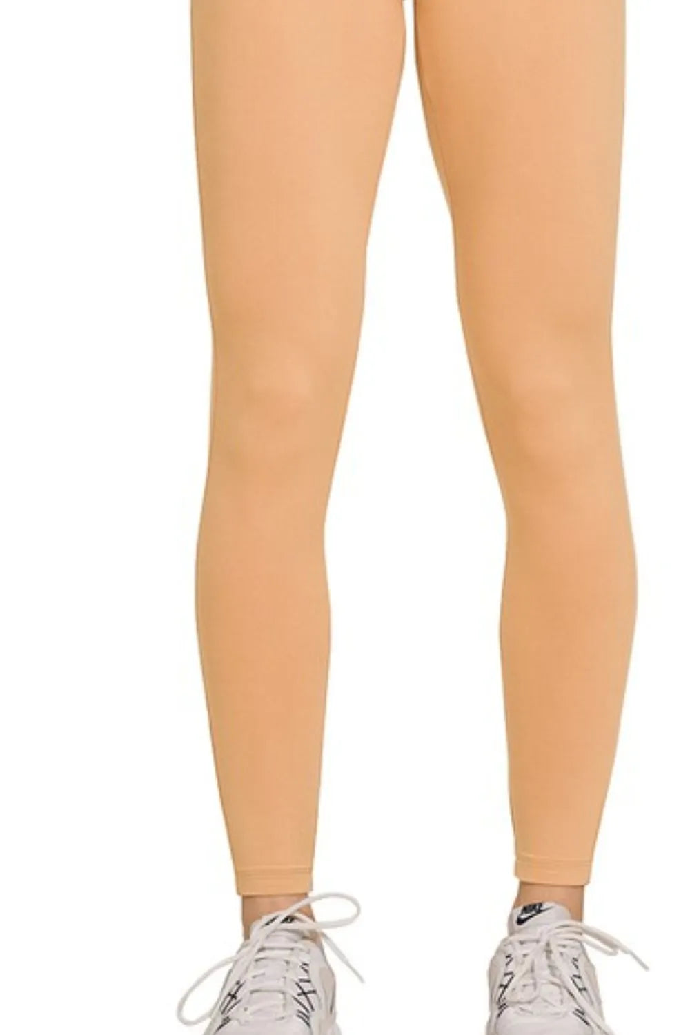 Zenana Microfiber Waistband Leggings - kinko