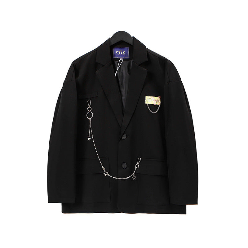 Fall New High Street Hip-hop Handsome Trendy Suit