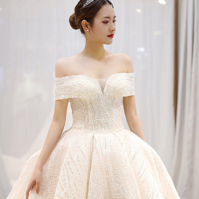Dreamy Word Shoulder Is Thin European And American Long Tail - kinko