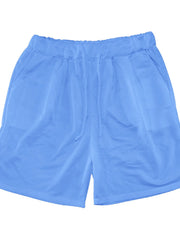 Men's Full Size Round Neck Short Sleeve Top and Shorts Set Plus Size - kinko