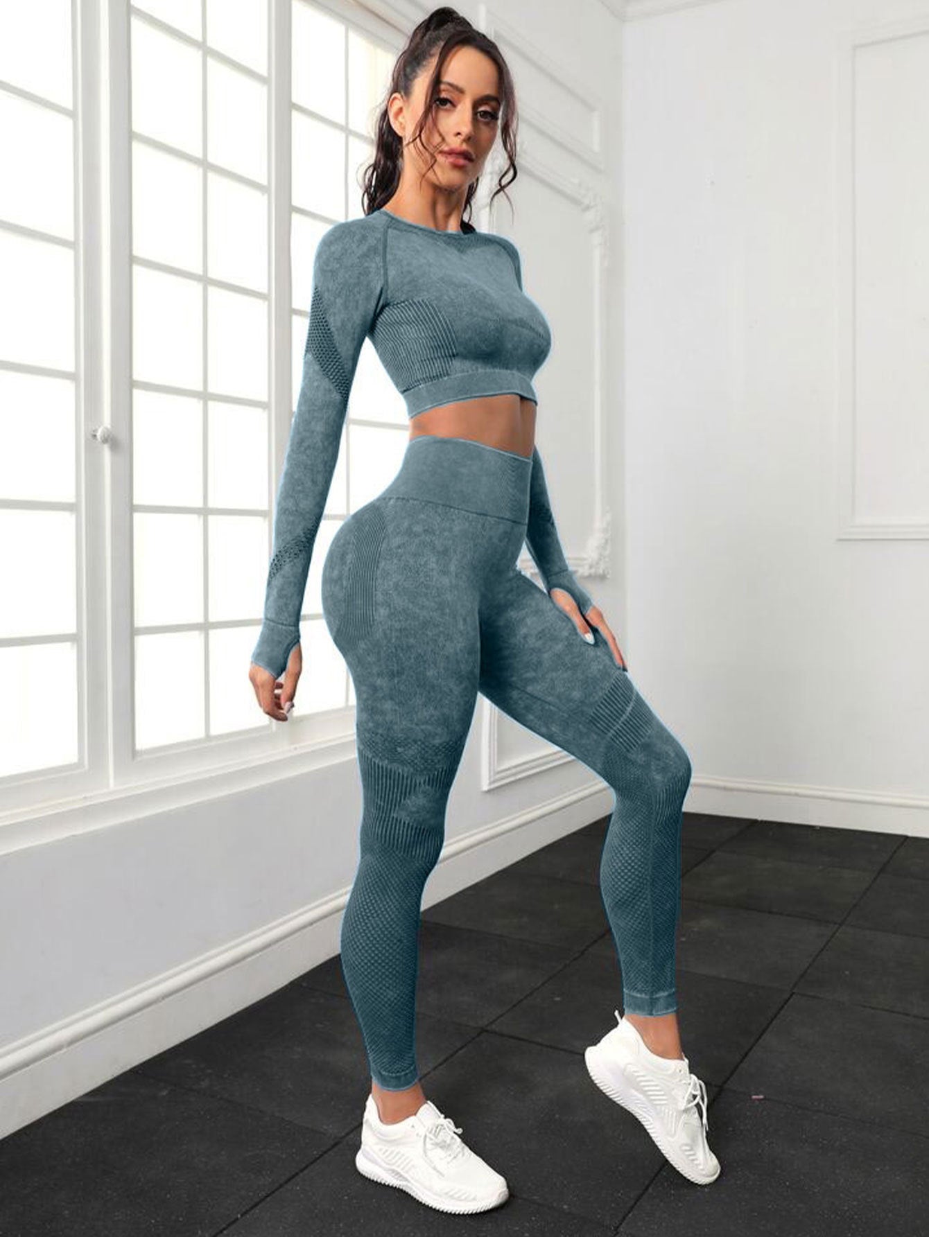 4PACK Active Yoga Pants Women's Yoga Pants - kinko