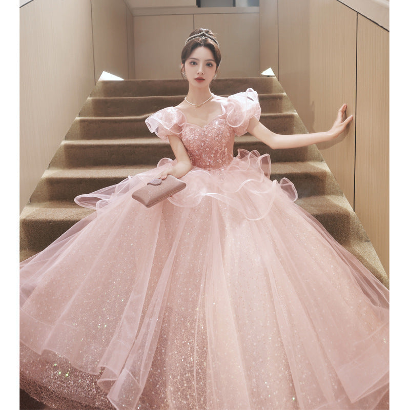 Evening Dress Women's Banquet Ceremony Exam Super Fairy Princess - kinko