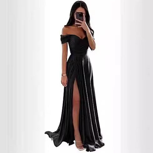 European And American Bridesmaid Dress Bottoming Dress - kinko