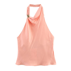 Women's Halter Sleeveless Vest - kinko