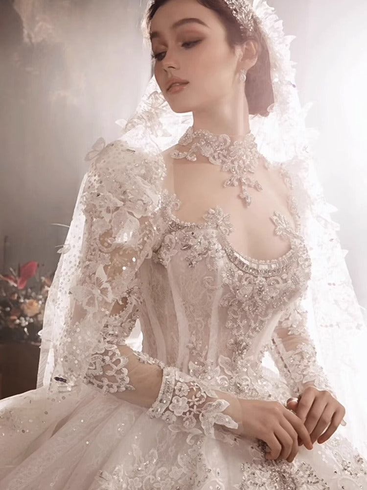 Heavy Industry European-style Royal Court Princess Large Tail Female - kinko