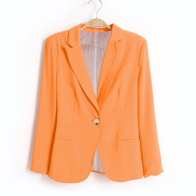 Office Ladies Black Formal Blazer Women Work Suit - kinko