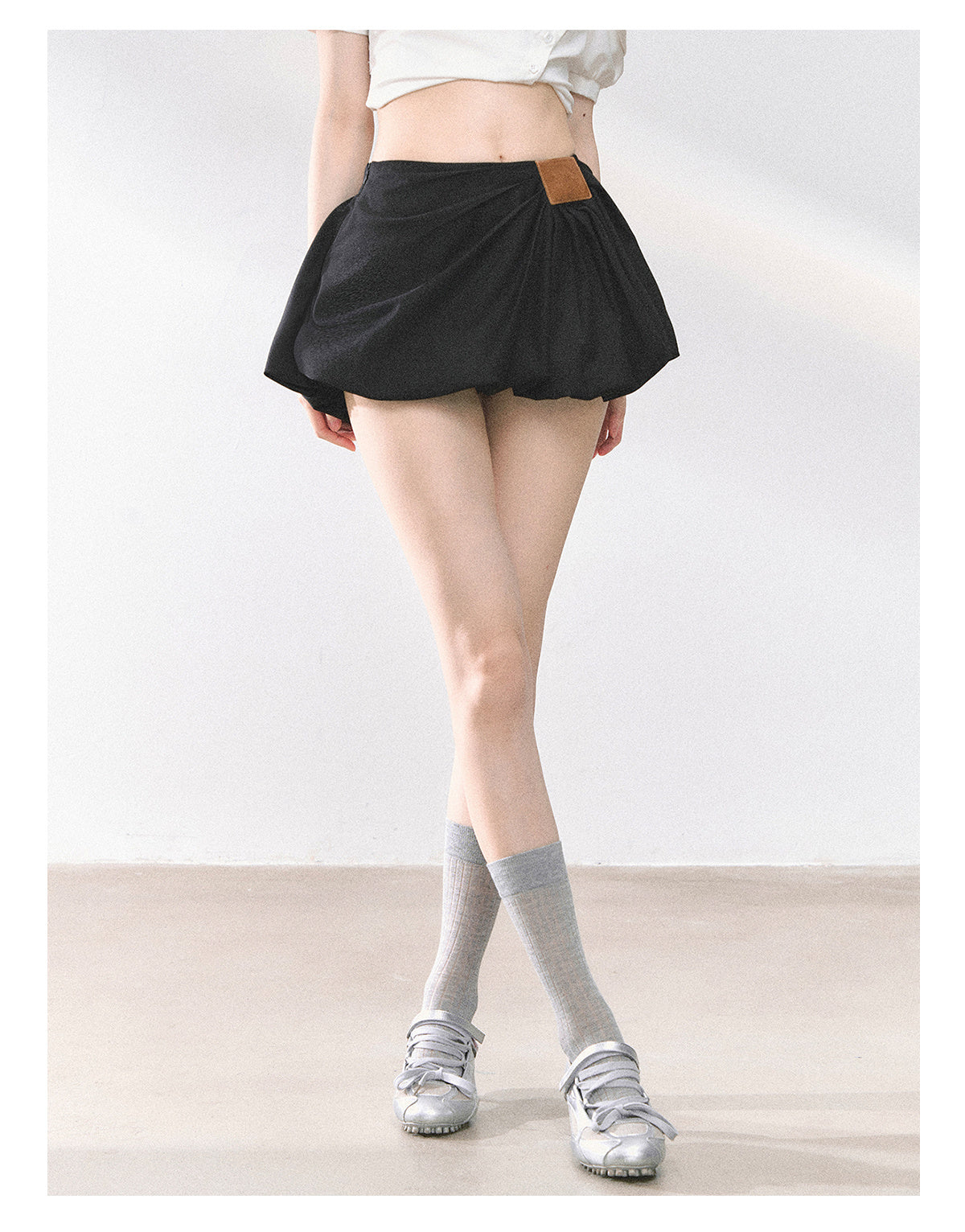 American Hot Girl Skirt Women Summer High Waist A- Line Slimming - kinko