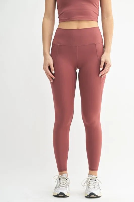 MONO B Venice Cloud Light Sculpt High-Waisted Leggings - kinko