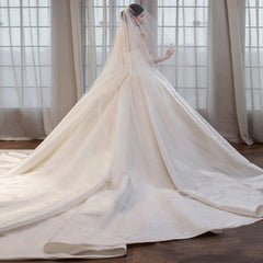 Temperament Princess Style French Satin Tail - kinko