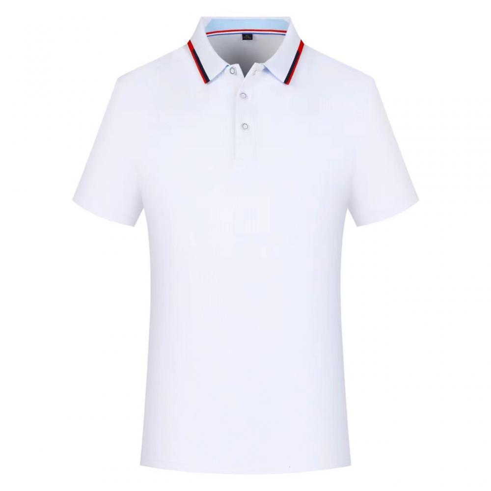 Color Block Short-sleeved Polo Shirt - kinko