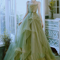 Women's Casual Versatile Green Forest Style Dress - kinko