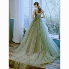 Women's Casual Versatile Green Forest Style Dress - kinko