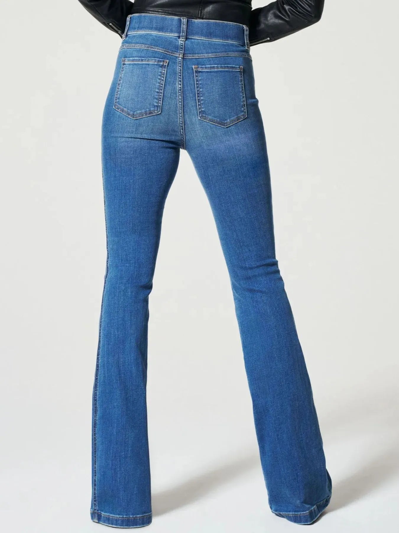 Full Size High-Waisted Flare Jeans Plus Size - kinko