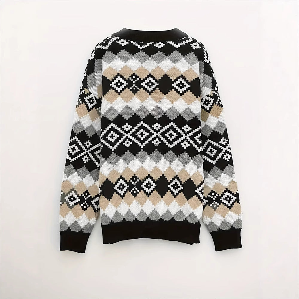 Women's Clothing Loose And Lazy Style Thickened Sweater - kinko