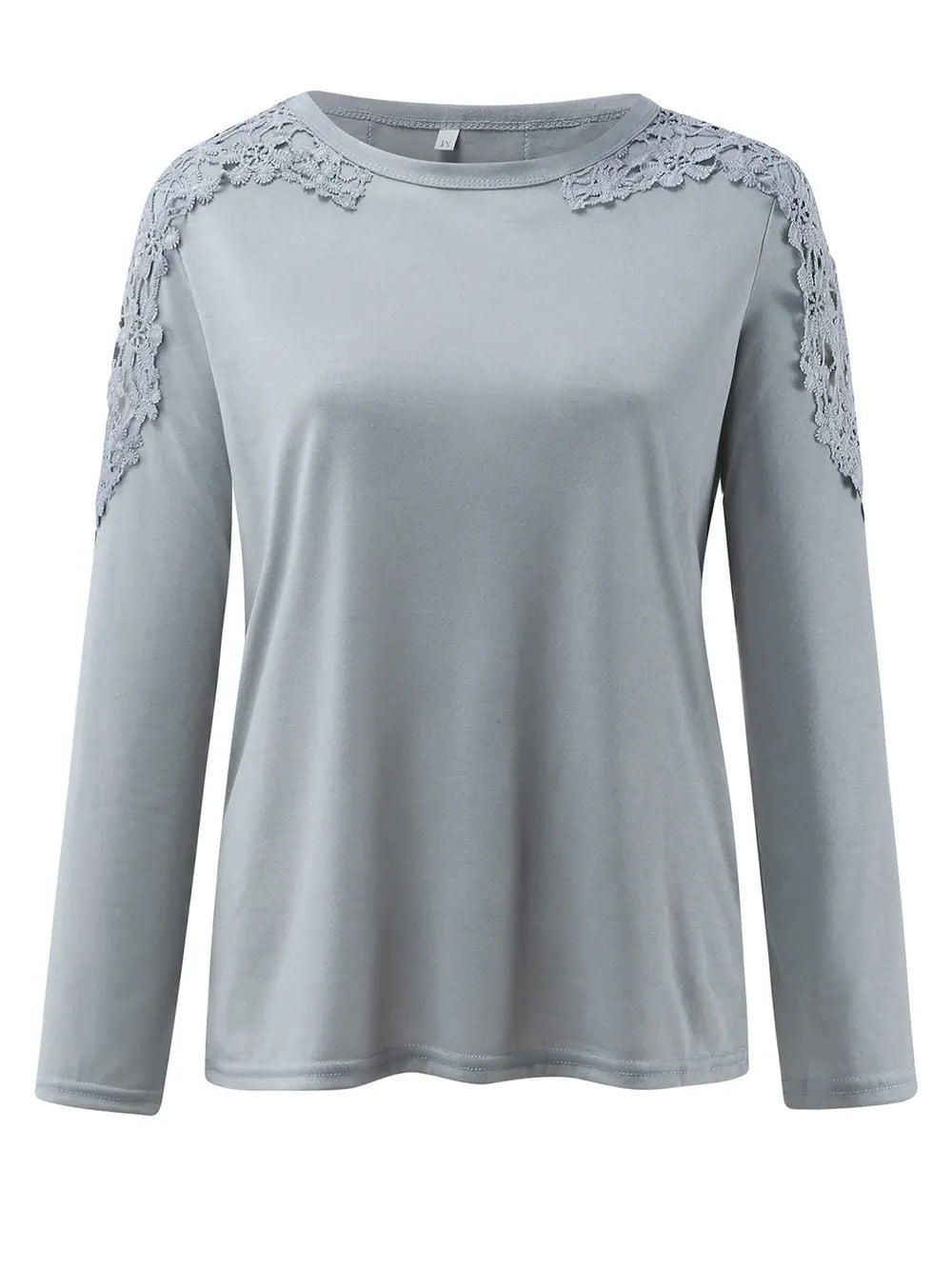Full Size Cutout Round Neck Long Sleeve T-Shirt - kinko