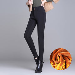 Fall Thin Autumn And Winter Plus Velvet Thick Trousers