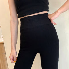 Bottoming Women's Outer Wear Plus Velvet Pencil Pants Students - kinko