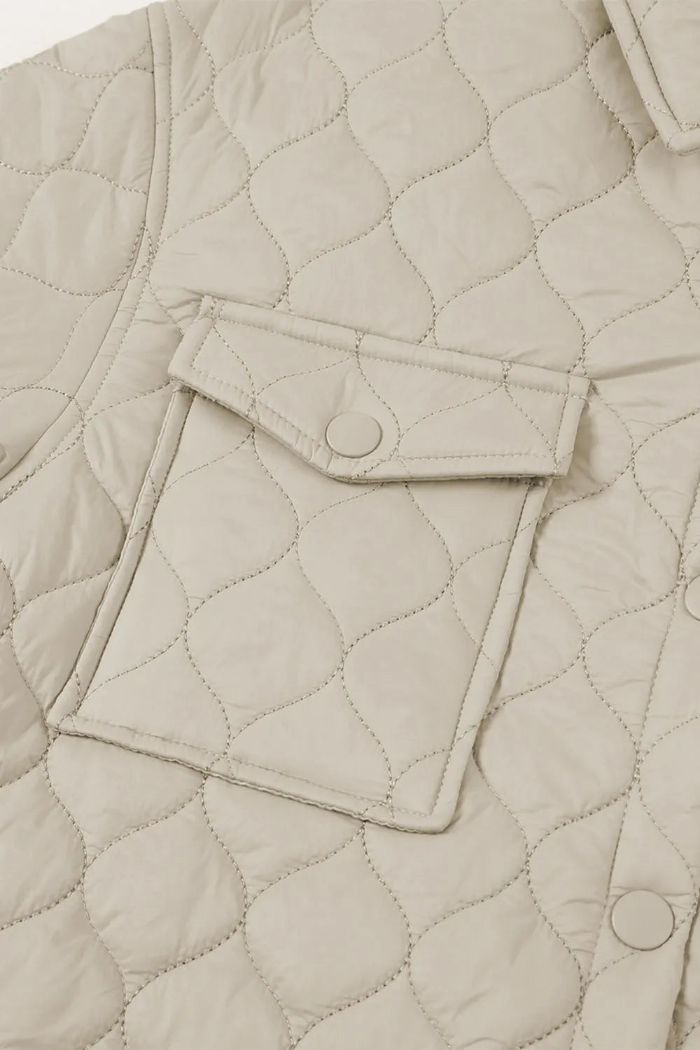 Snap Down Collared Winter Coat - kinko