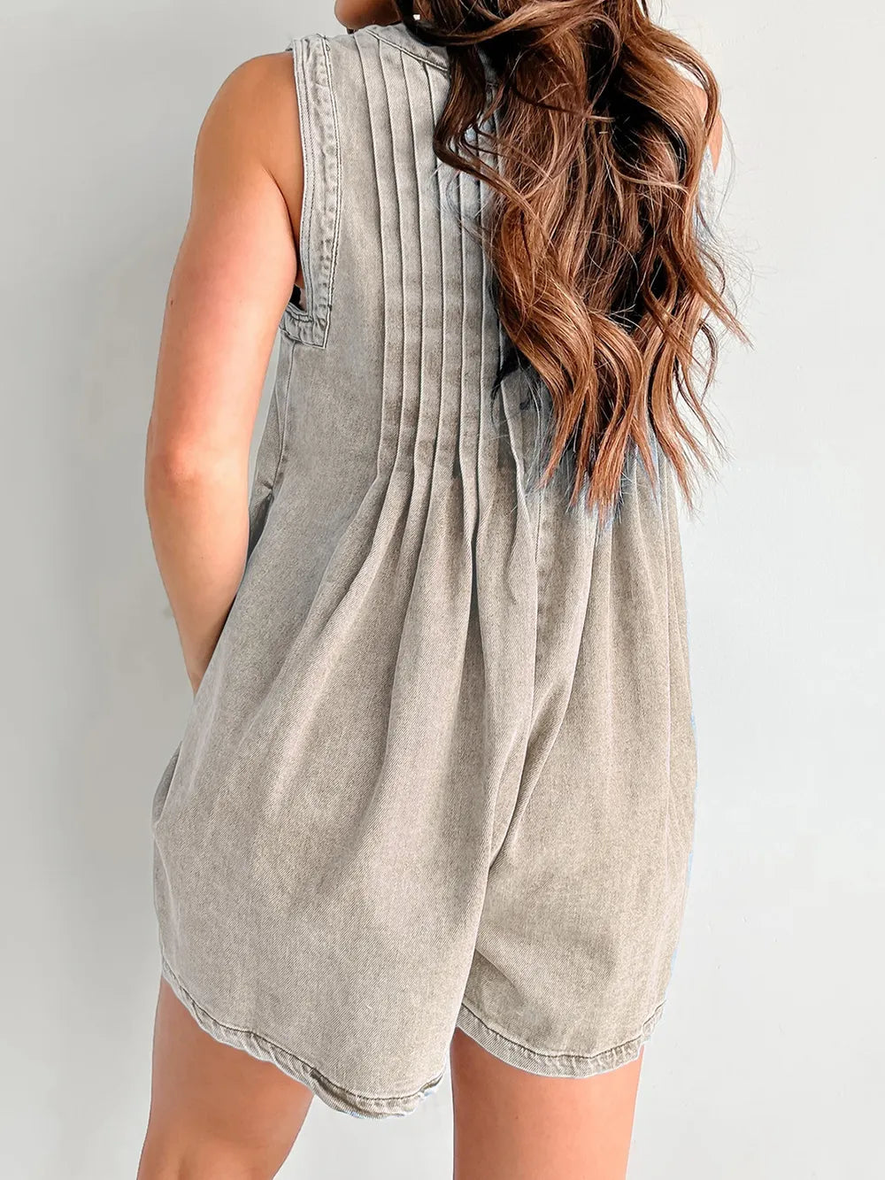 Tied Romper with Pockets - kinko