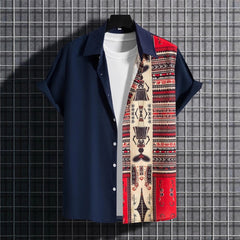Men's 3D Printed All-matching Retro Fashion Shirt - kinko