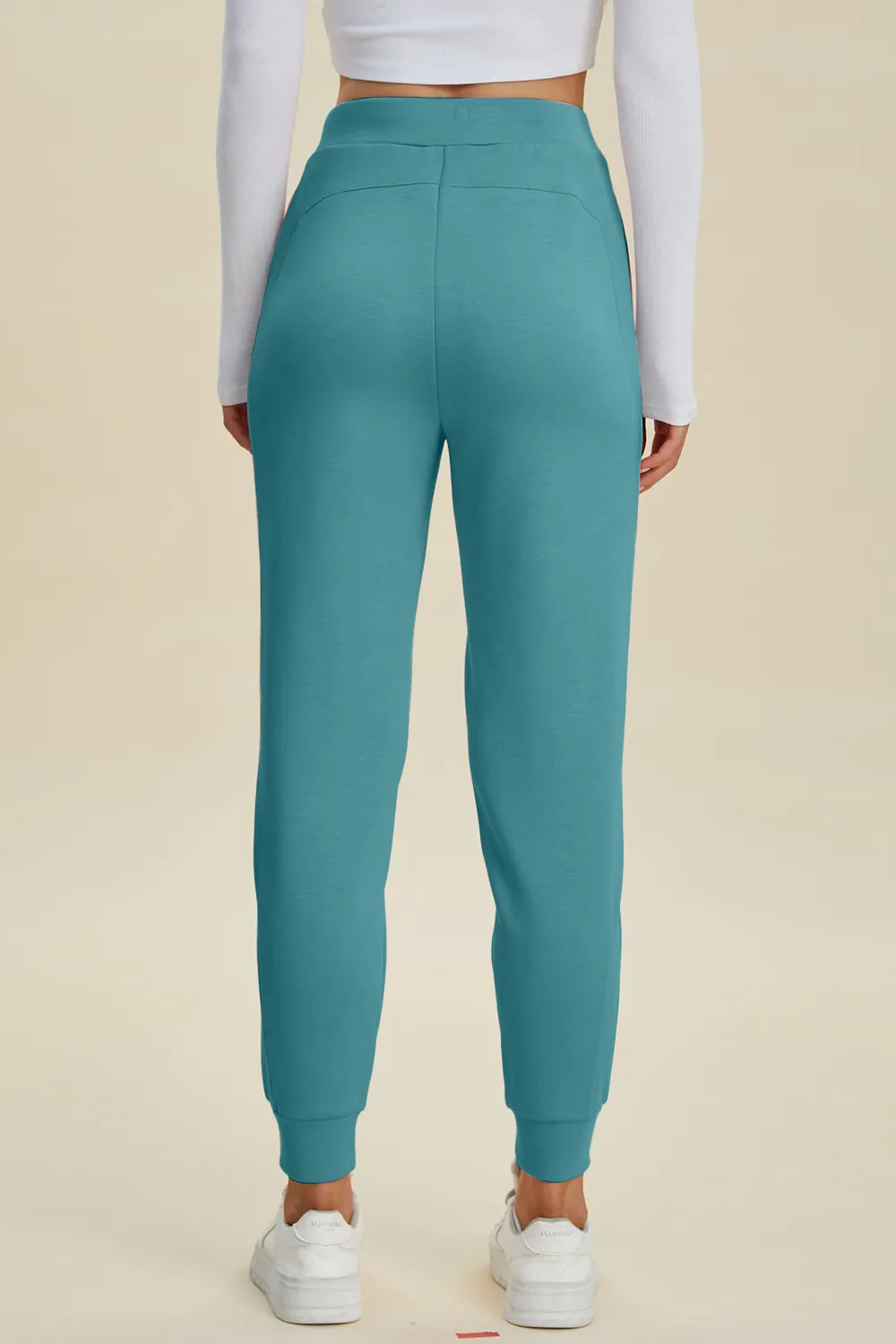 Basic Bae Full Size Air Scuba Drawstring High Waist Joggers - kinko