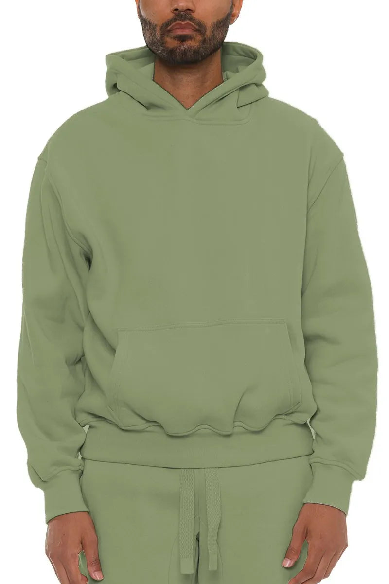 WEIV Men's Full Size Premium Cotton Blend Hoodie Plus Size - kinko