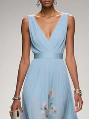 Evening Gown Elegant V-neck Cross-border Dress - kinko