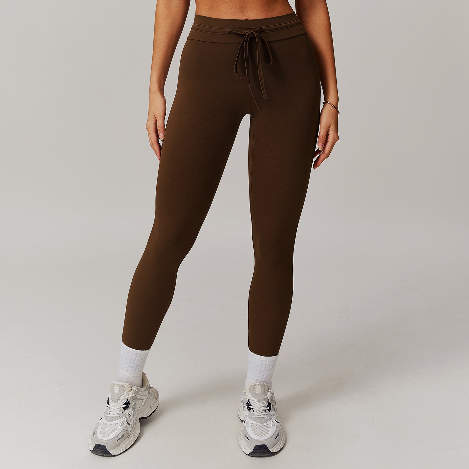 Cloud Sense High Waist Yoga Pants Belly Contracting Hip Raise Fitness Pants - kinko